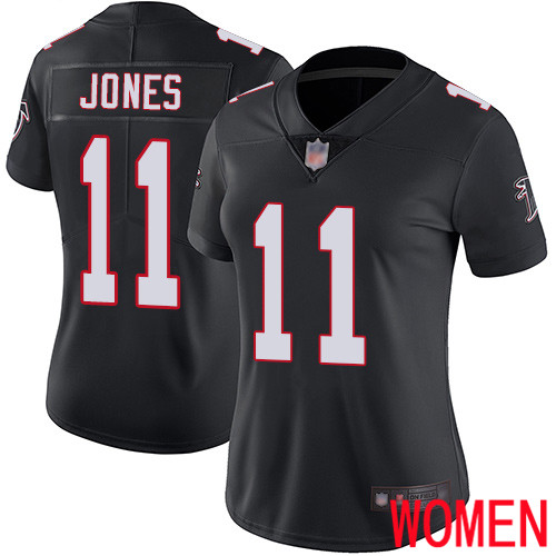 Atlanta Falcons Limited Black Women Julio Jones Alternate Jersey NFL Football #11 Vapor Untouchable